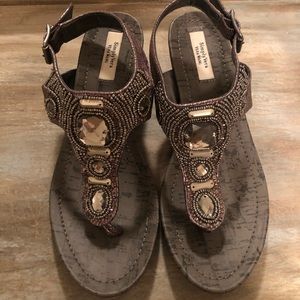 Vera Wang wedge sandals